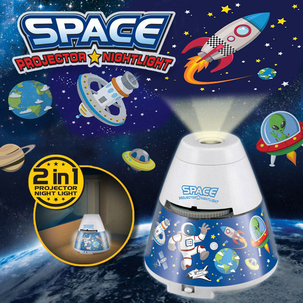 Space Capsule Projector