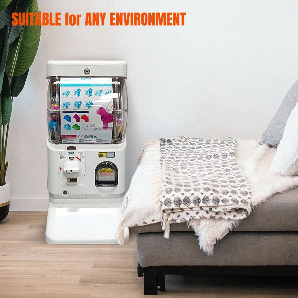 Gachapon Capsule Toy Vending Machine - WHITE