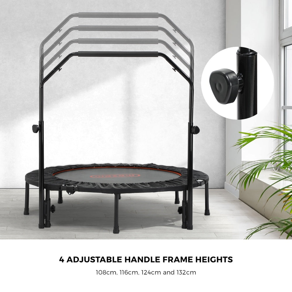 Mazam 48" Trampoline Round Fitness Rebounder Handrail