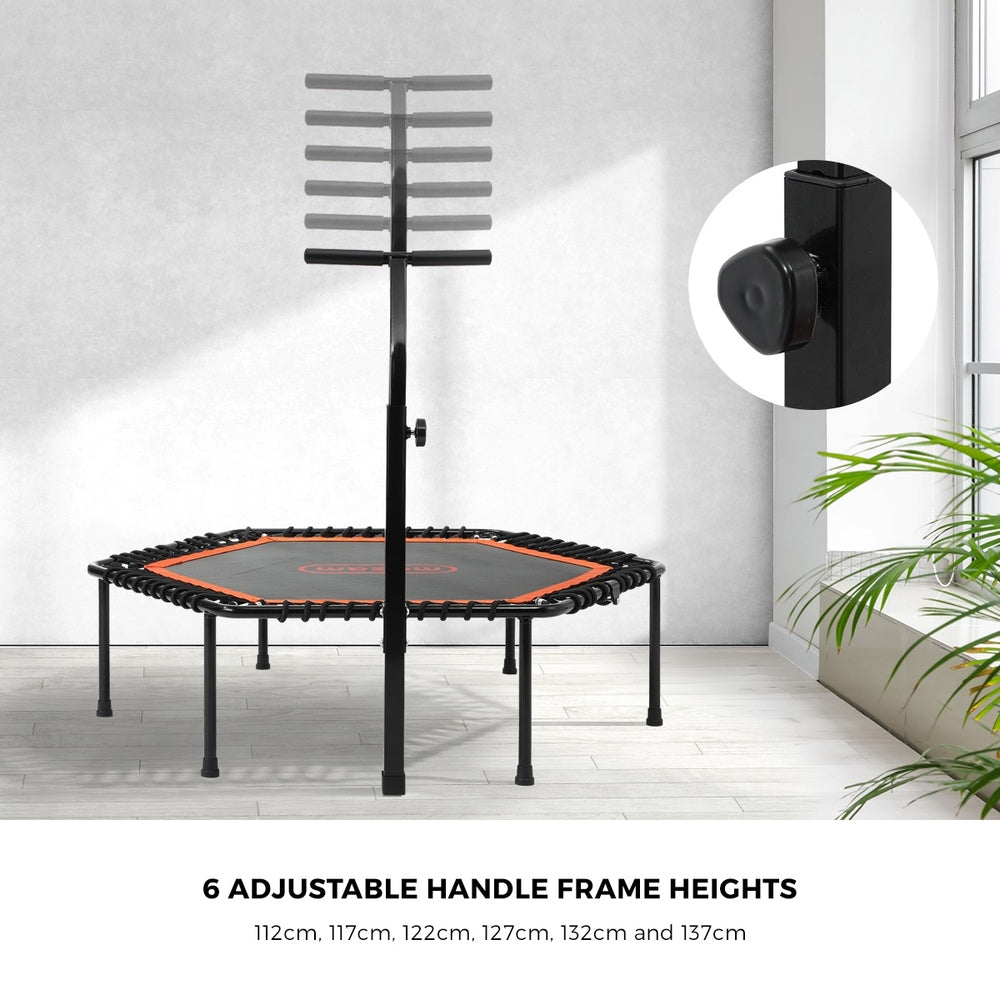 Mazam Trampoline Rebounder Fitness Adjustable Handrail 50 Inch