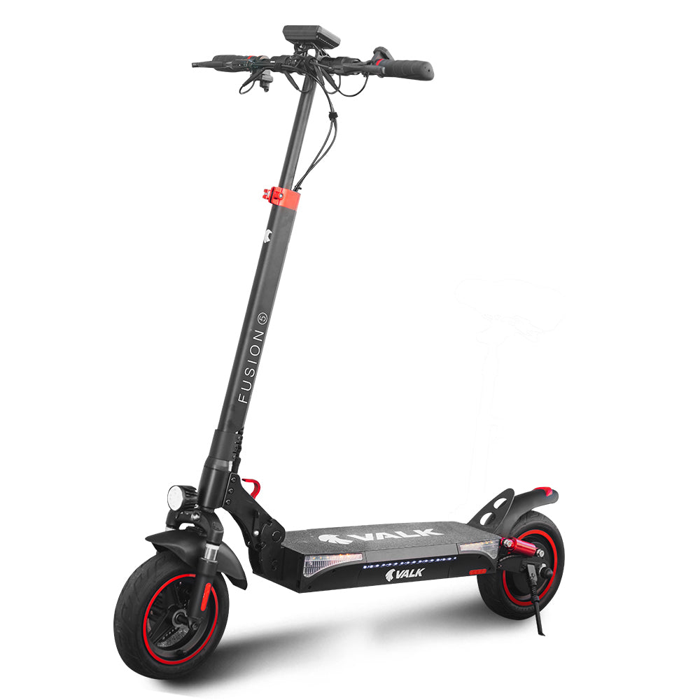 VALK Fusion 5 Electric Scooter, 500W, AU Compliant, 48V 13Ah Lithium, 50km Range, 40km/h, Quad Shocks, 10 inch Tyres