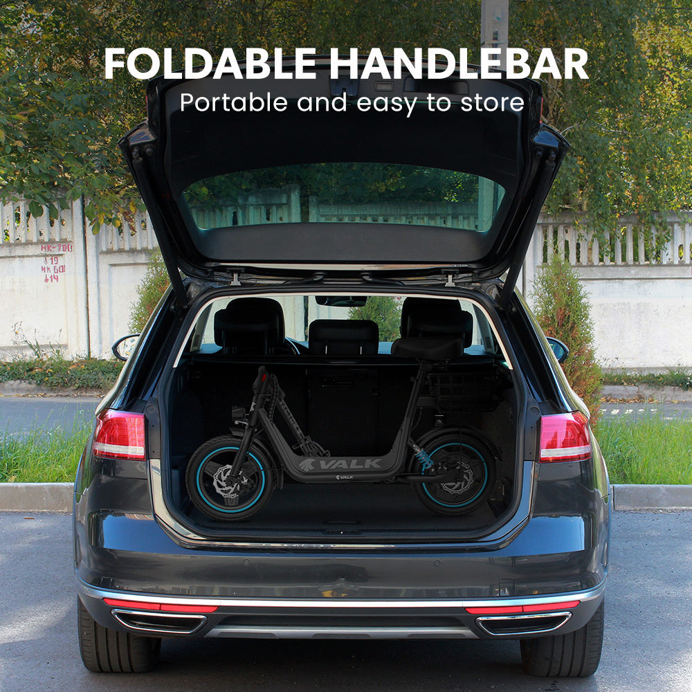 VALK Electric Scooter with Seat, 30km Range, AU Compliant, Disc brakes, 14' Tyres, for Adults, Teens, Commuter