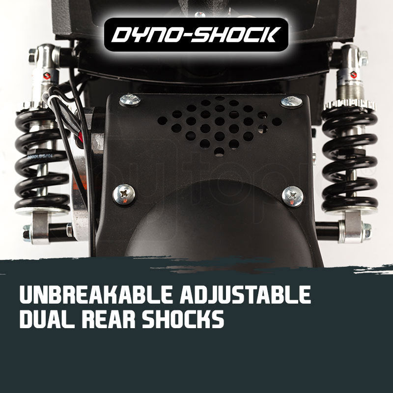 BULLET Black 48V 1000W Turbo w/ LED Folding Electric Scooter For Adults- Stealth 1-6