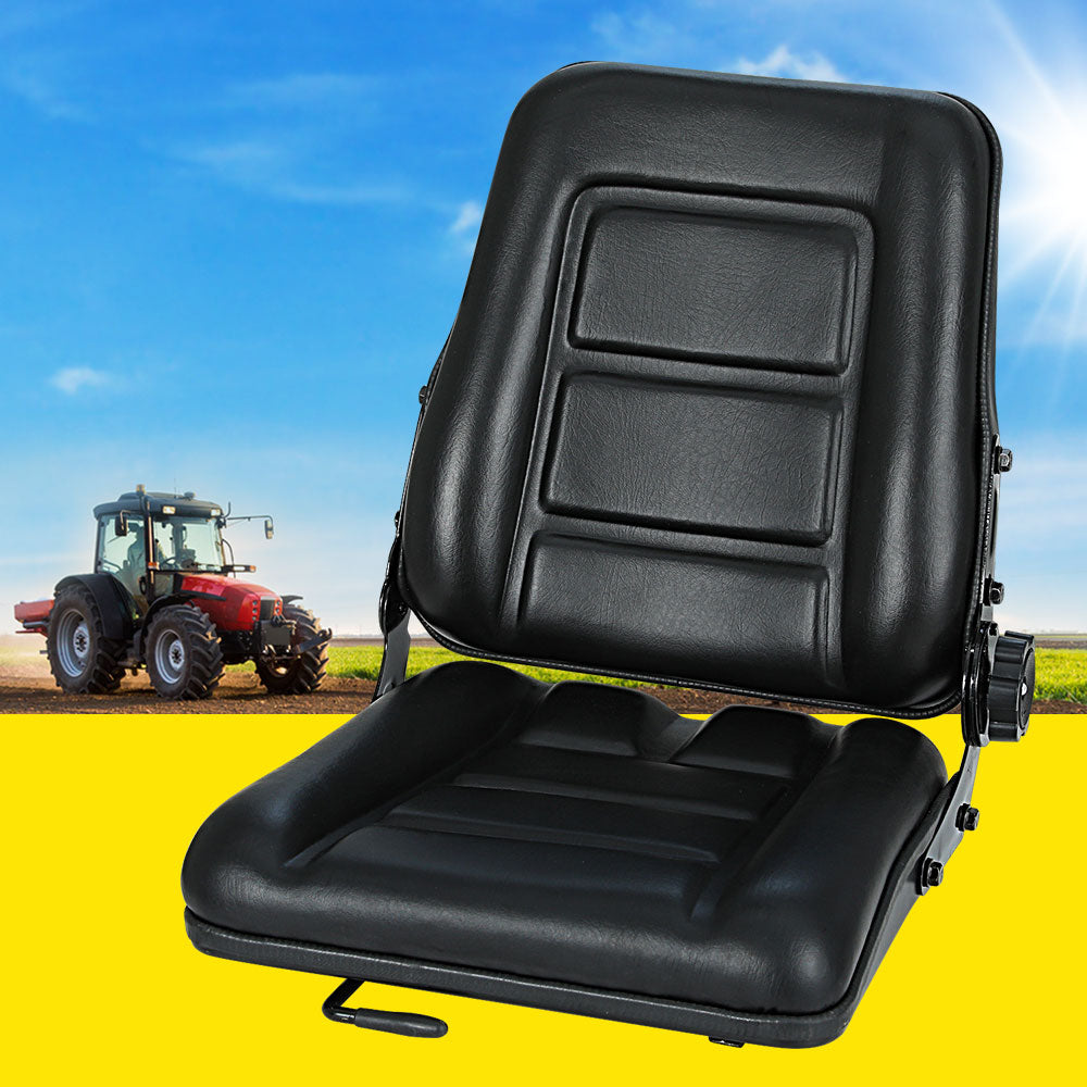 Universal Adjustable Heavy-Duty Seat for Tractors, Forklifts, and Excavators