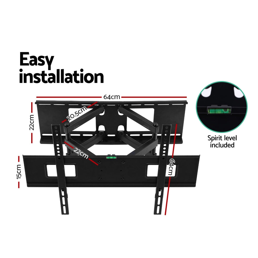 Artiss Full Motion TV Wall Mount Bracket for 32-70 LED LCD Screens with Dual Strong Arms