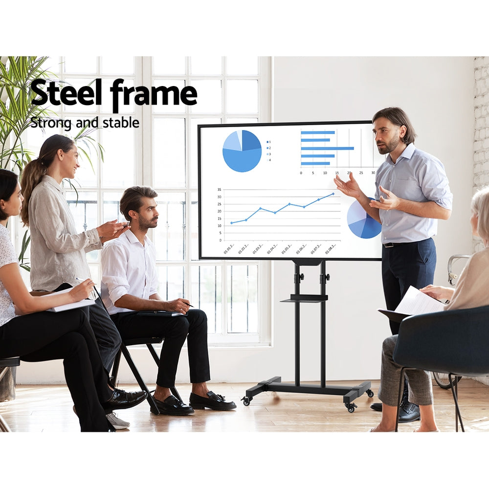 Artiss Mobile TV Stand for 23-65 TVs Mount Bracket Portable Solid Trolley Cart