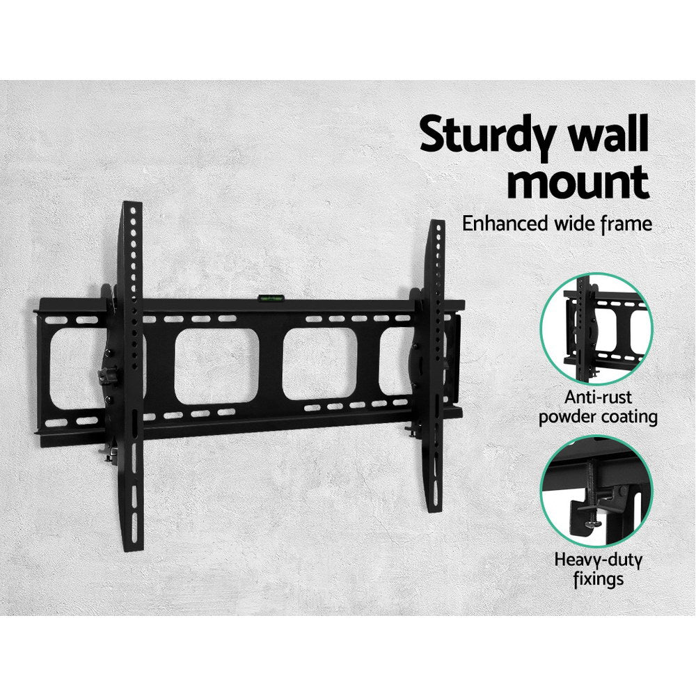 Artiss Heavy-Duty TV Wall Mount for 42-90 LED LCD Screens - Slim Low Profile with Tilt Function