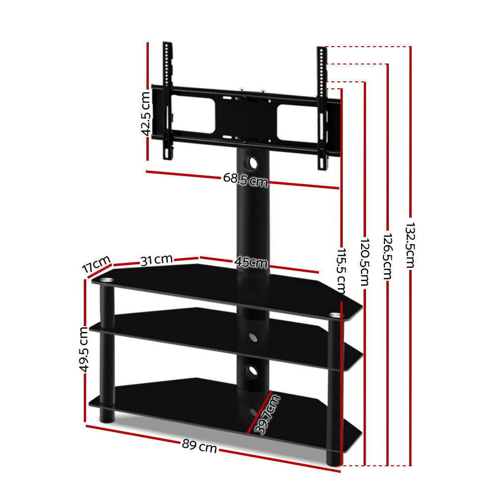 Artiss TV Stand Mount Bracket for 32-60 LED LCD 3 Tiers Storage Floor Shelf