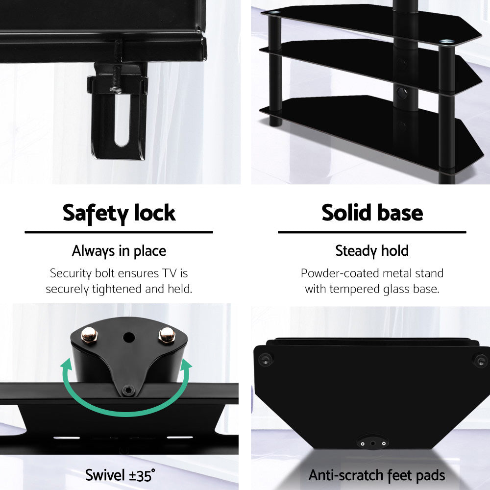 Artiss TV Stand Mount Bracket for 32-60 LED LCD 3 Tiers Storage Floor Shelf