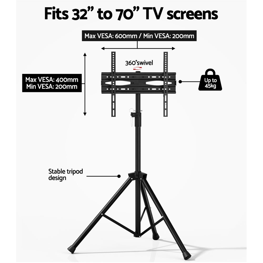 Artiss TV Stand Mount Bracket for 32-70 LED LCD Tripod Floor Shelf Universal