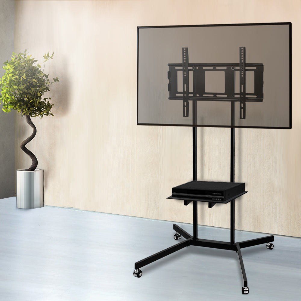 Artiss Mobile TV Stand for 32-65 TVs Mount Bracket Portable Shelf Trolley Cart
