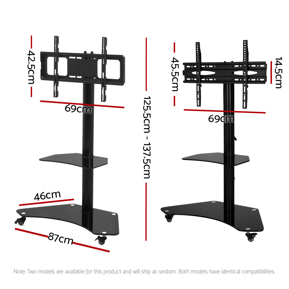Artiss Mobile TV Stand for 32-70 TVs Mount Bracket Portable Solid Trolley Cart
