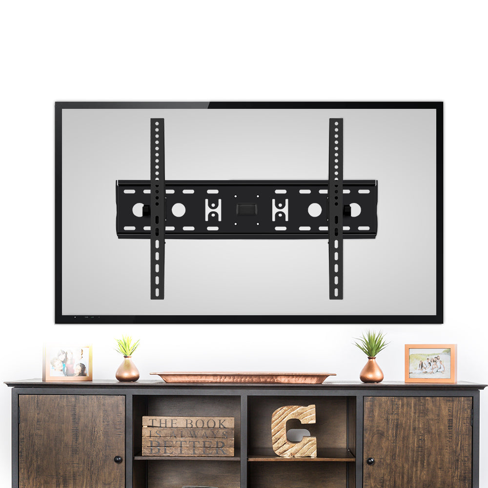Universal Tilt TV Wall Mount for 32-70 LED LCD Screens - Slim Low Profile Bracket