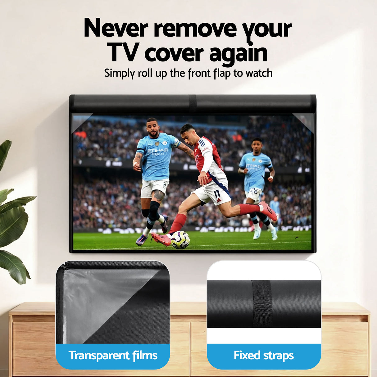 Artiss 40-43 Inch TV Cover Waterproof Outdoor Patio Flat Television Protector