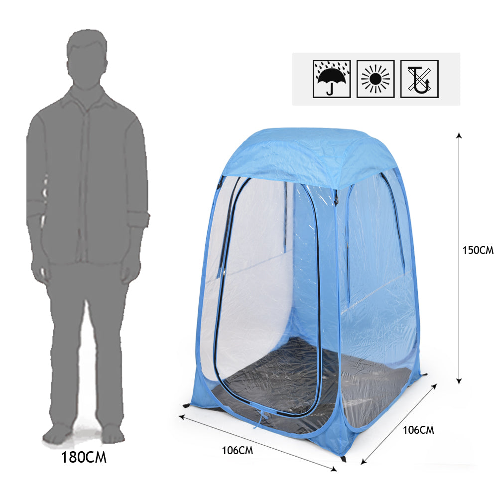 Pop Up Sports Camping Festival Fishing Garden Tent Navy Blue
