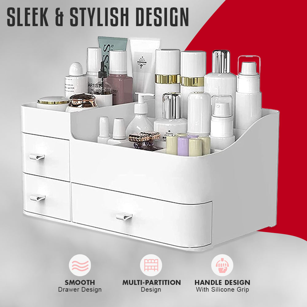 Fashyni Cosmetic Skincare Storage Box with Drawers