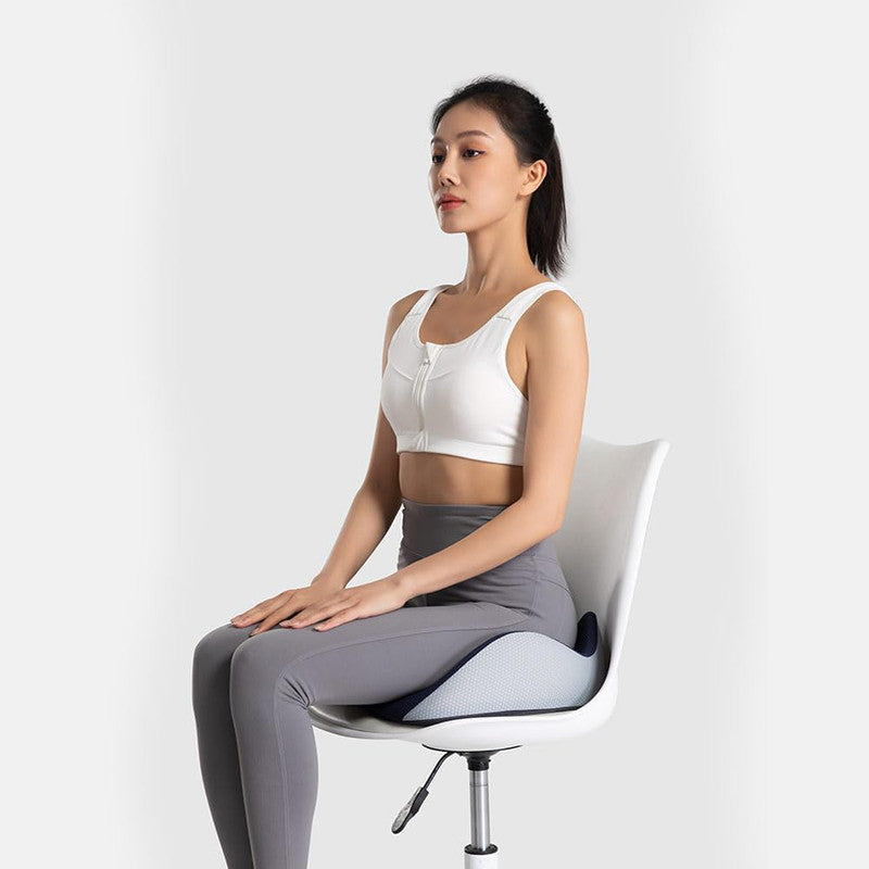 Hivvago Memory Foam Seat Cushion ??Ergonomic Support for Office, Car & Home, Grey
