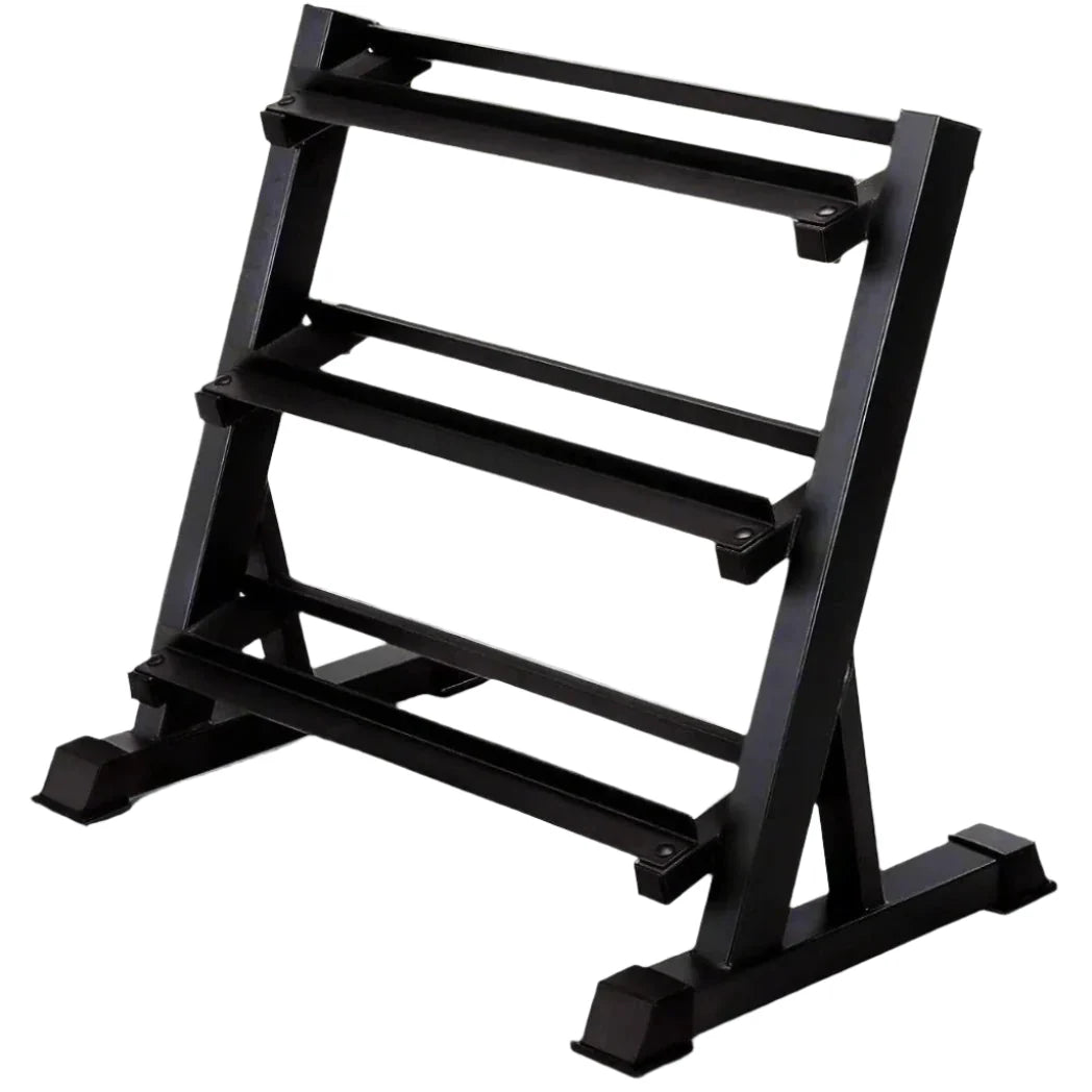 Curve Fitness Three-Tier Dumbbell Rack (110cm wide)