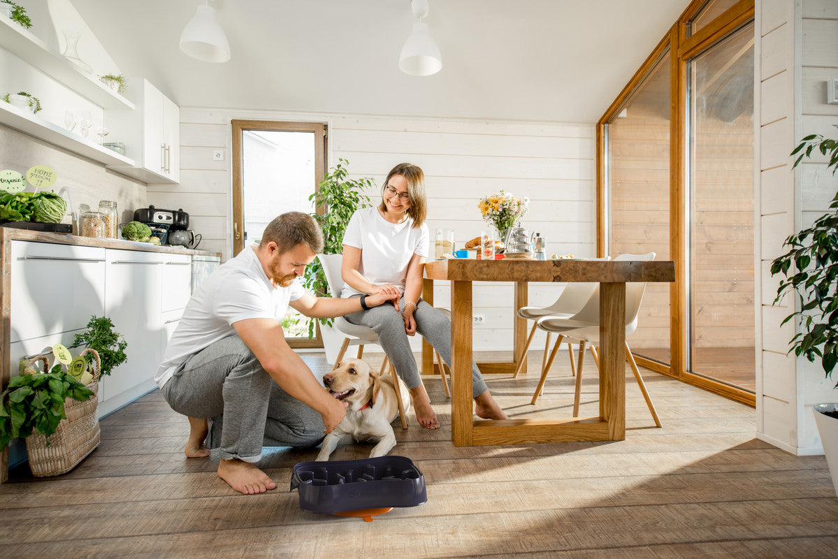 Marley Slowappy Slow Feeder Bowl - Dark Grey