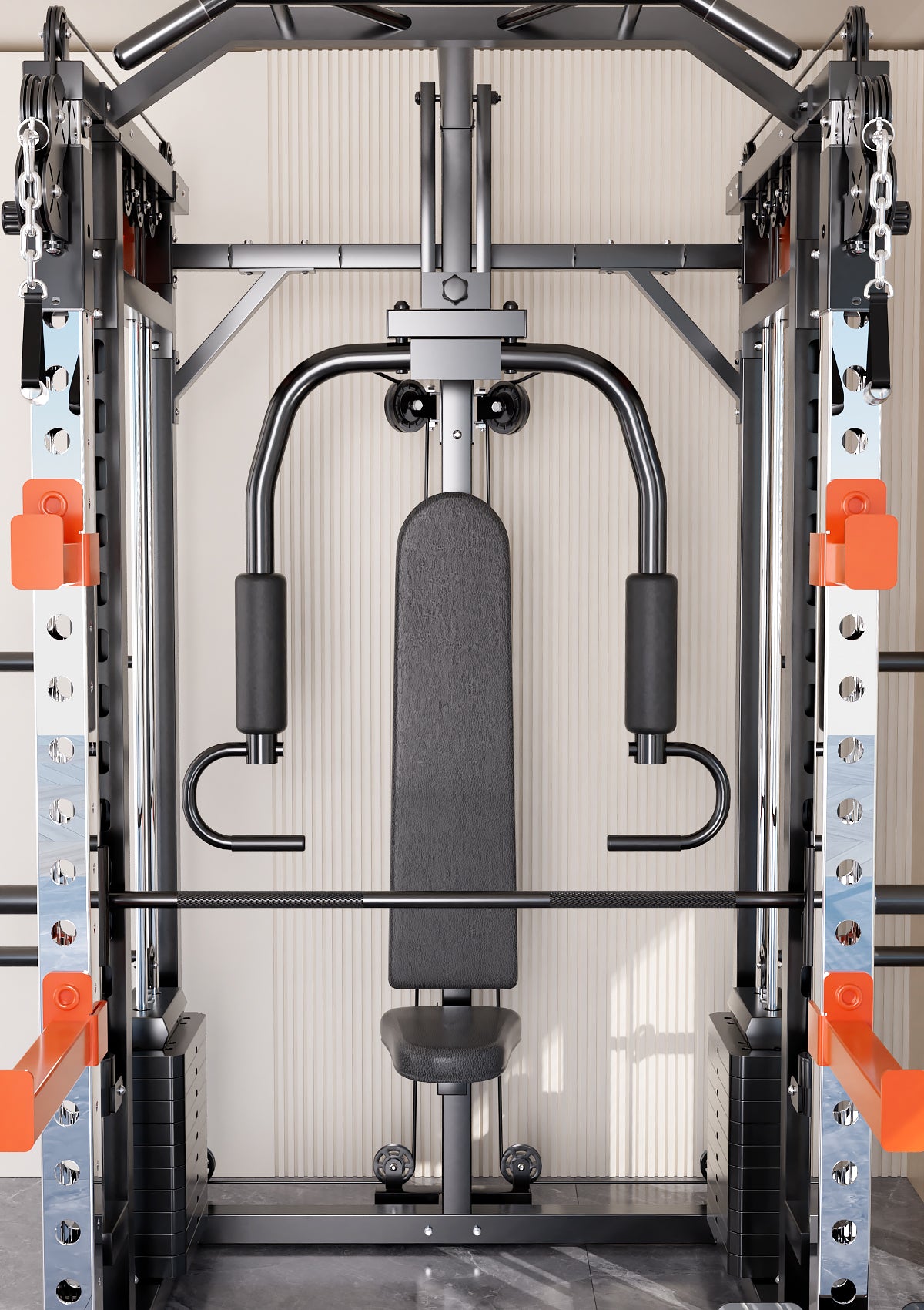 130kgs pin loaded SmartFit M1 Ultra Leg Press and Chest Fly Multi Functional Training Smith Machine