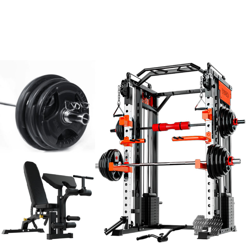 SmartFit M1 Max 130kg Pin Loaded Multi Functional Training Smith Machine Home Gym Power Rack Machine