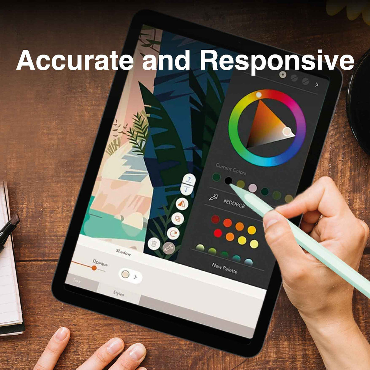 Laser Active Stylus Pen for iPad - Green