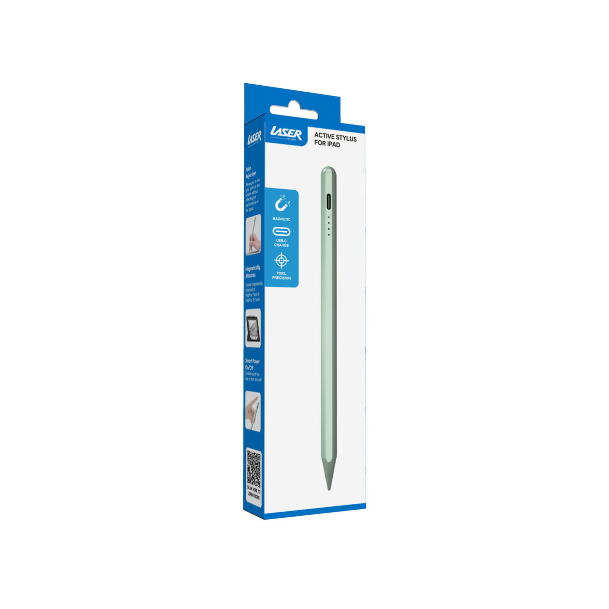 Laser Active Stylus Pen for iPad - Green