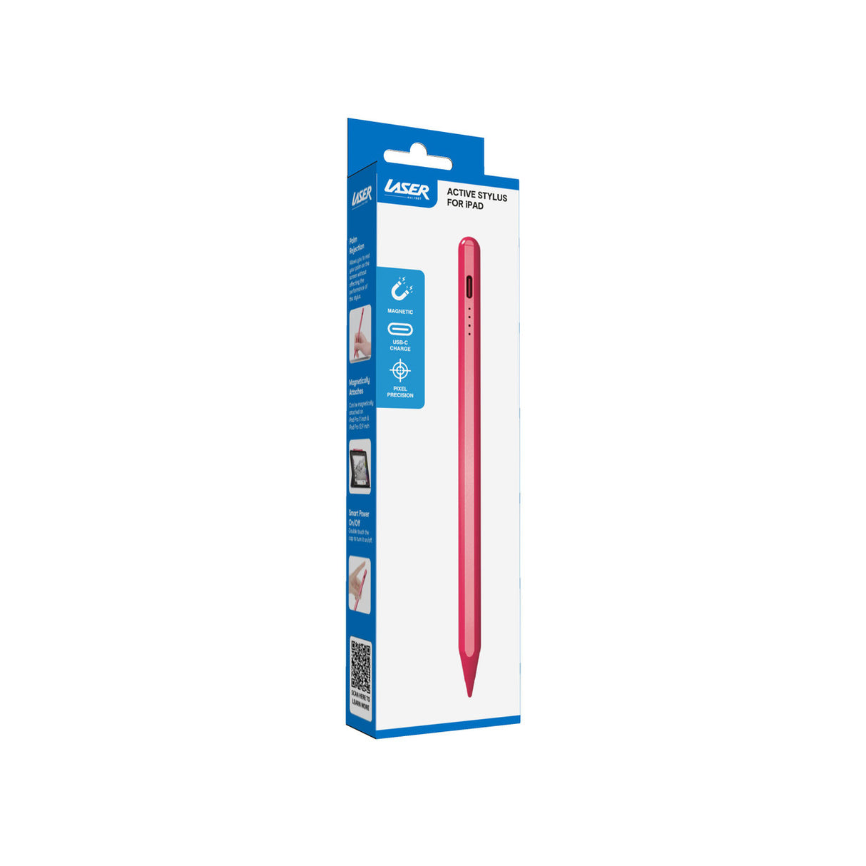 Laser Active Stylus Pen for iPad - Pink