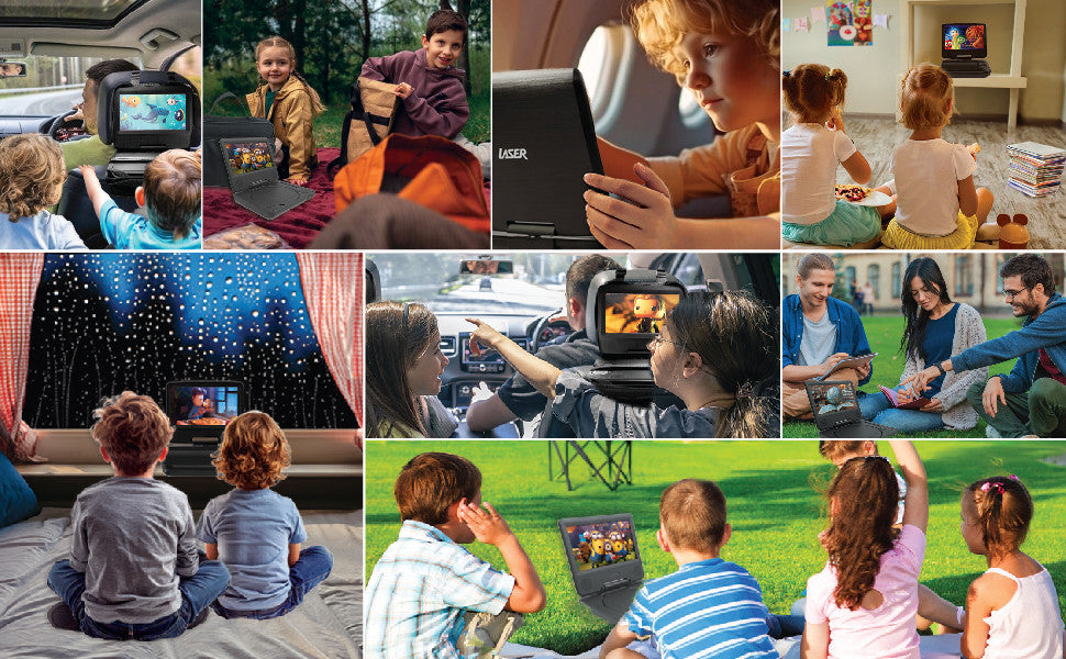 Laser Portable DVD Player 7 inch