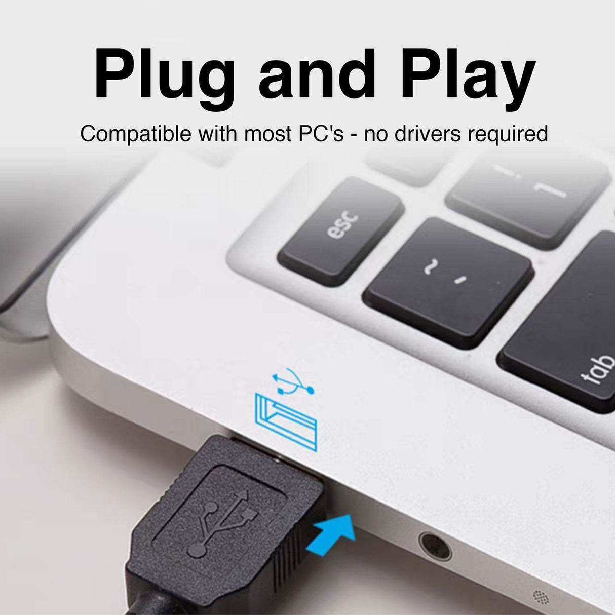 Laser Wired Office Keyboard Mouse Combo