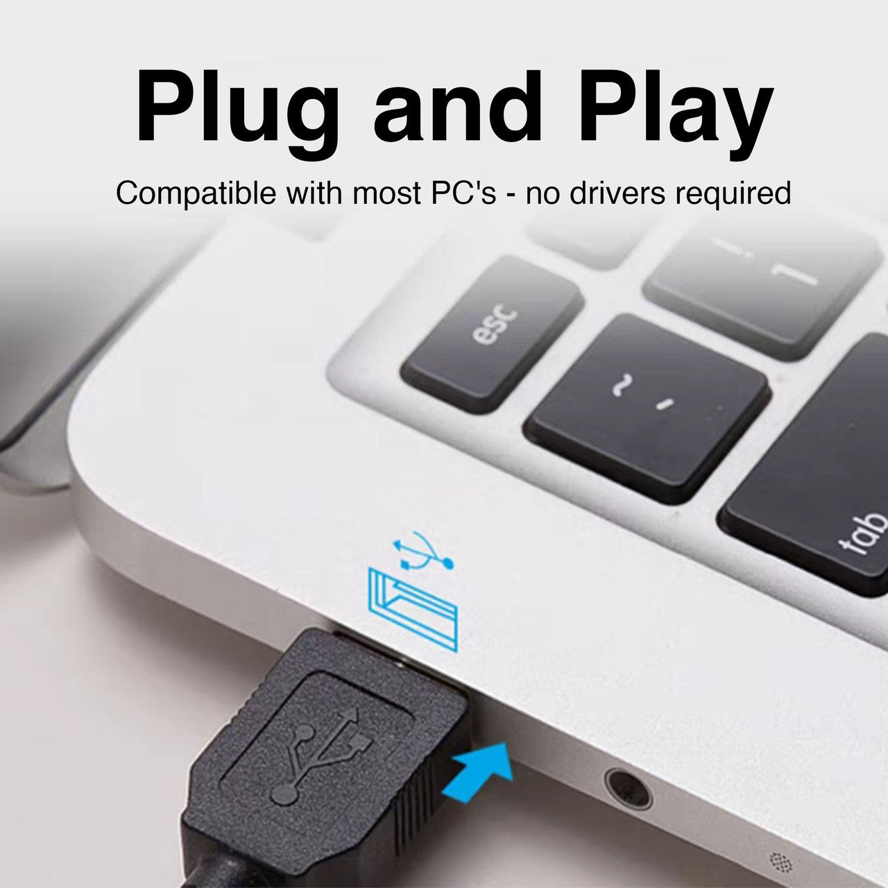 Laser Wired Office Keyboard Mouse Combo