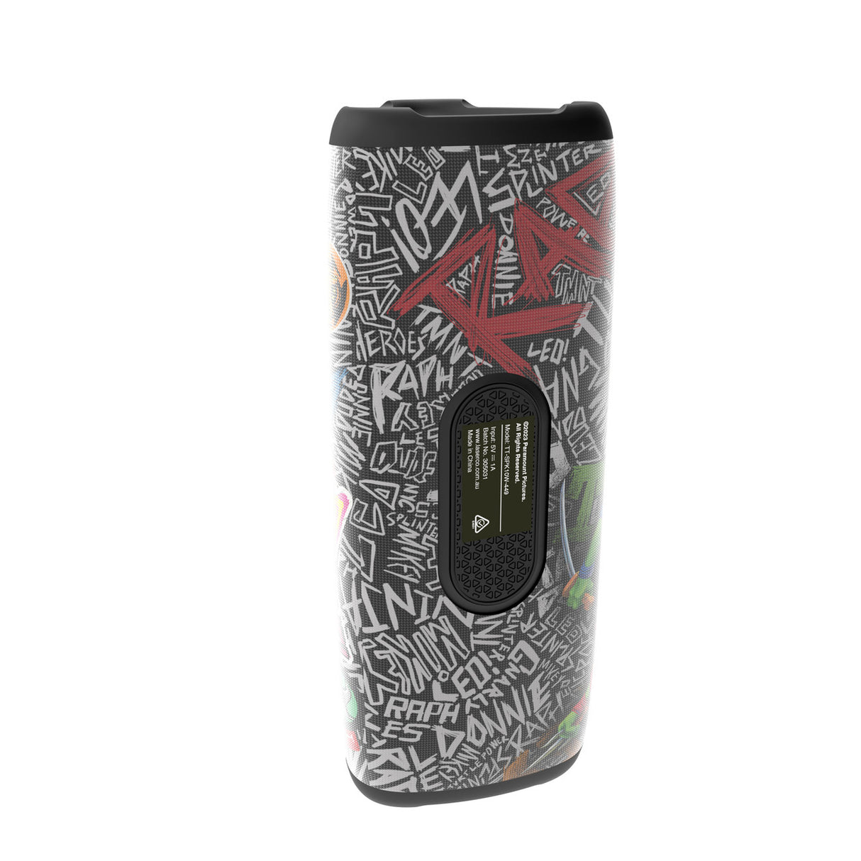 TMNT Portable Bluetooth Speaker 10W Black