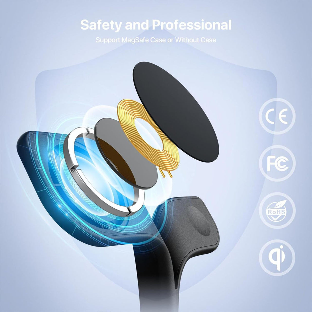 4 in 1 Wireless Charging Station with Night Light