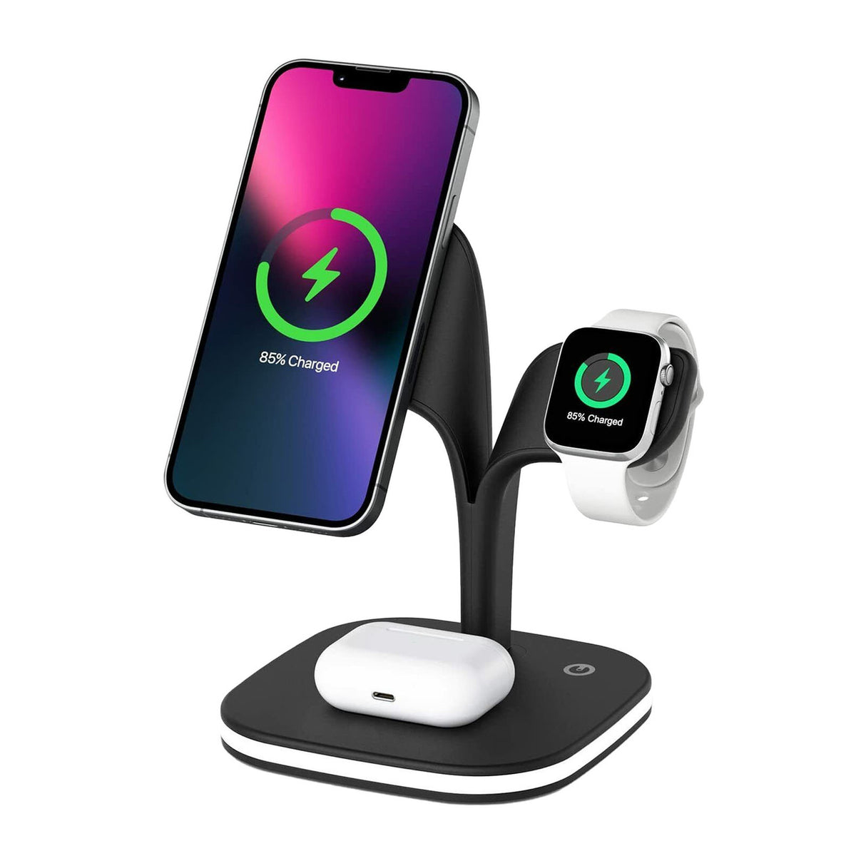 4 in 1 Wireless Charging Station with Night Light