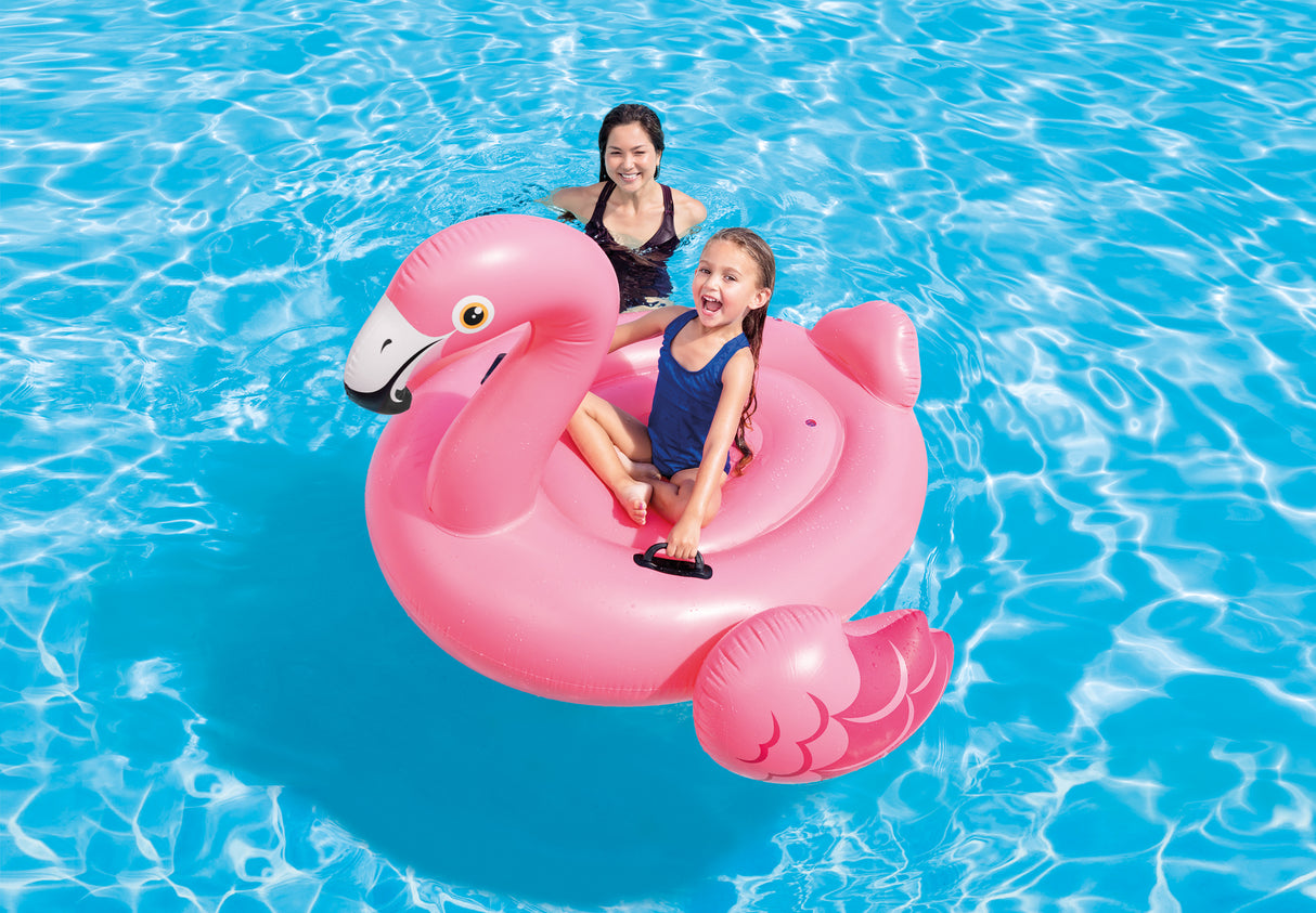 Intex Pink Flamingo Ride-On Pool Float 57558