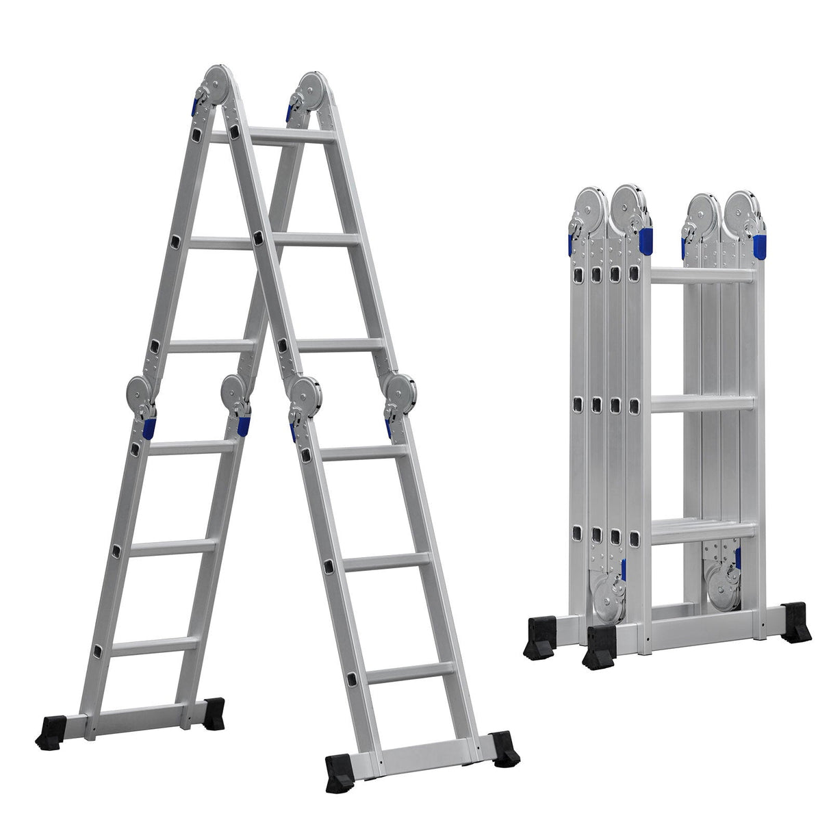 Samland 3.6M Multi-Purpose Aluminium Ladder - 4 X 3 Rungs-LA303