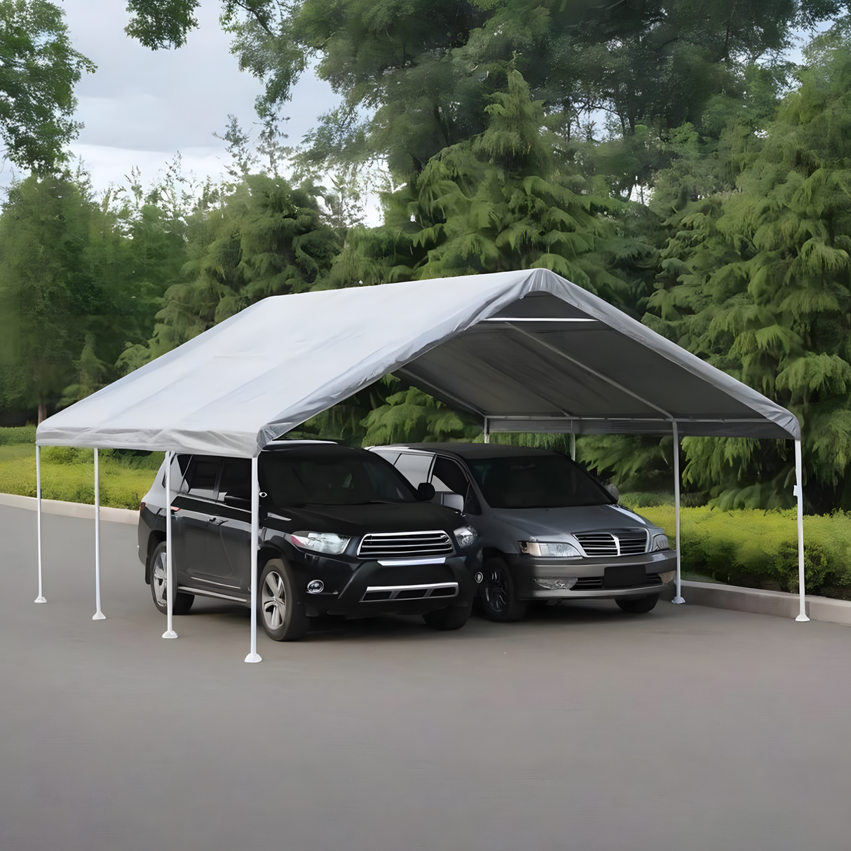 Samland Portable Carport Garage Shelter Canopy Double Size 18x20FT