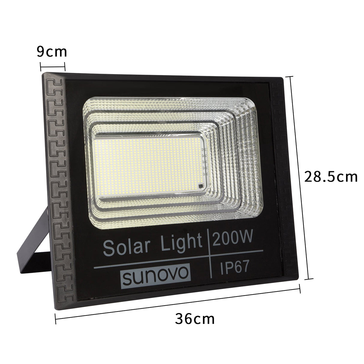 Samland 590 Led Solar Flood Light Outdoor with Remote Control 200W Cold White