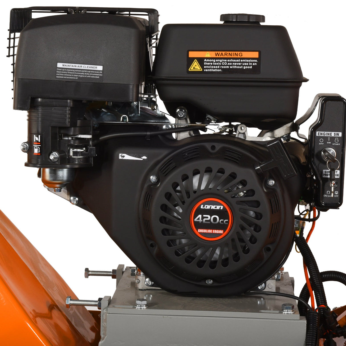 Samland 15hp Loncin Gasoline Engine Powered Tree Branch Wood Chipper Shredder (WC420)