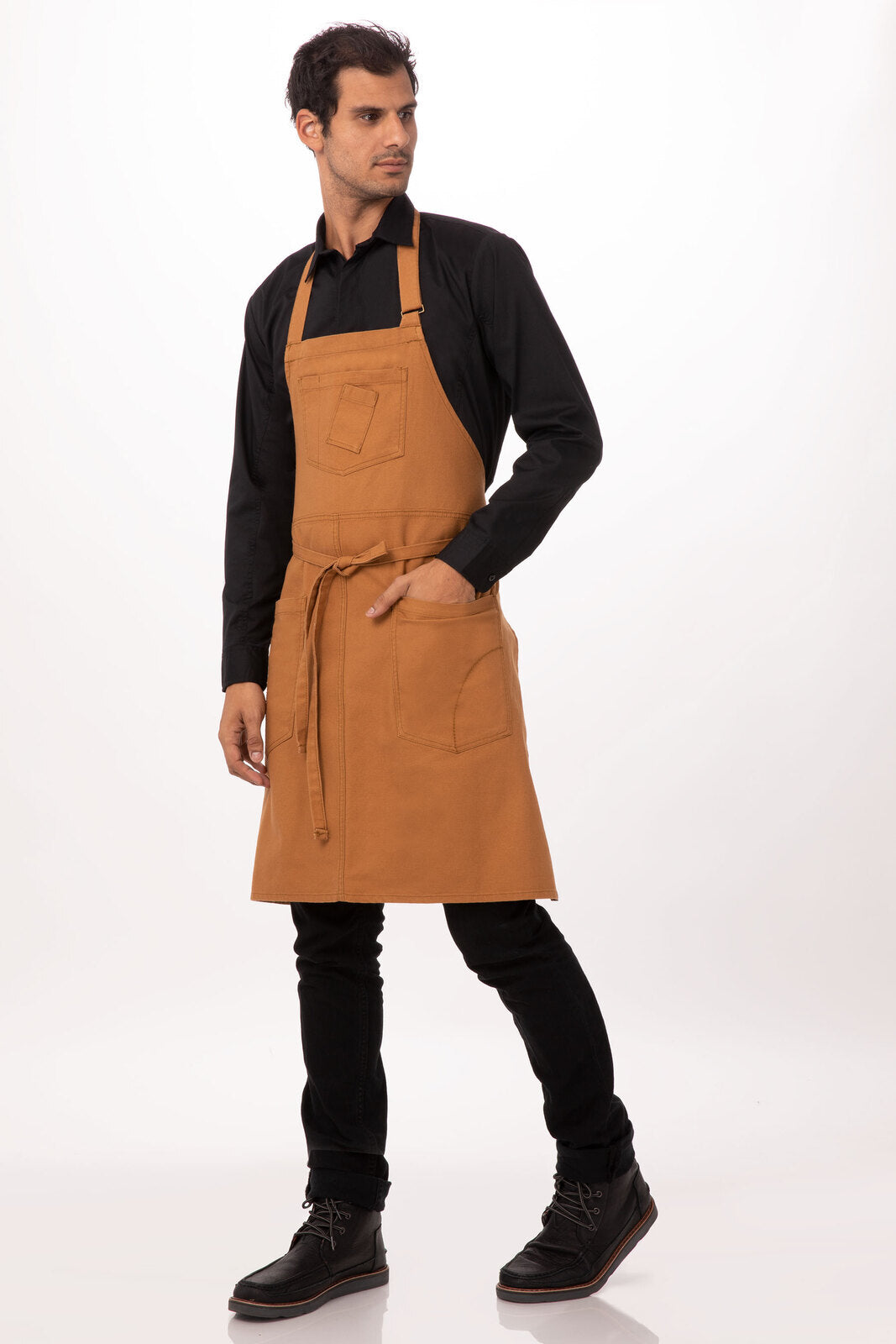 Rockford Nutmeg Bib Apron by Chef Works