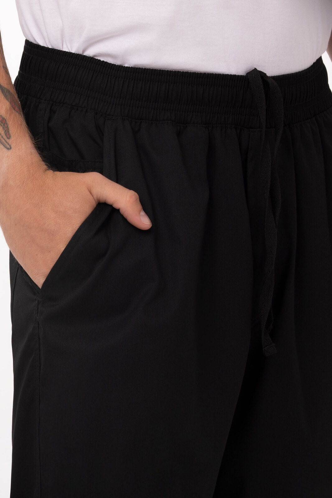 Lightweight Black XXL Baggy Pants by Chef Works