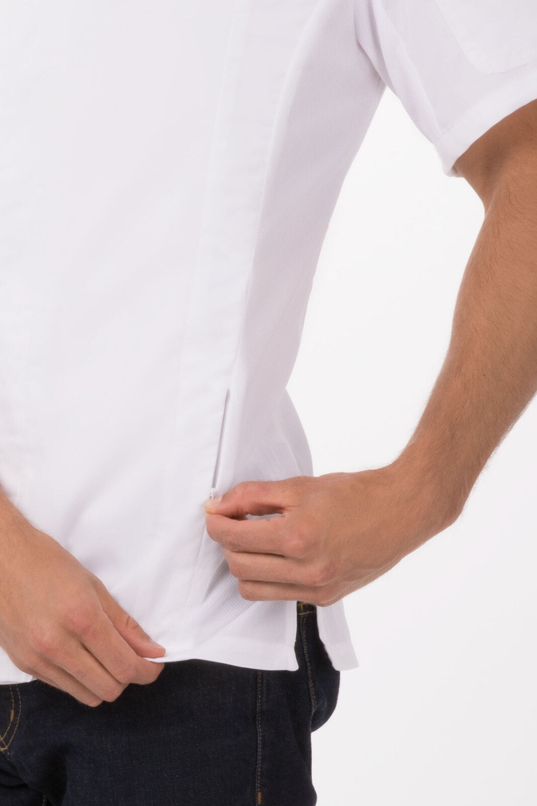 Bristol Signature Men's Series White M Chef Jacket by Chef Works