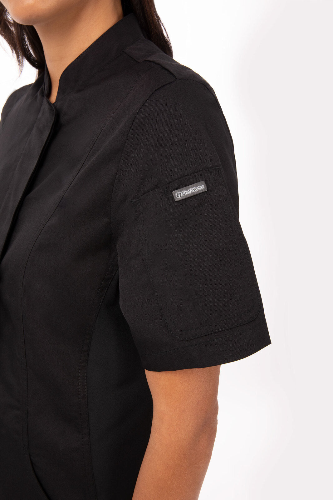 Roxby Women's Black S Chef Jacket by Chef Works