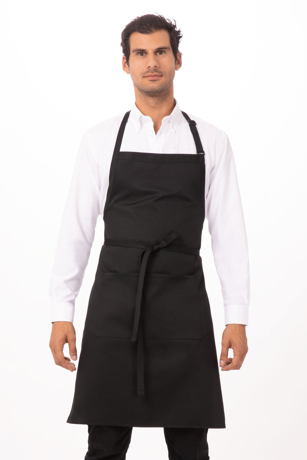 Butcher Black Bib Apron by Chef Works