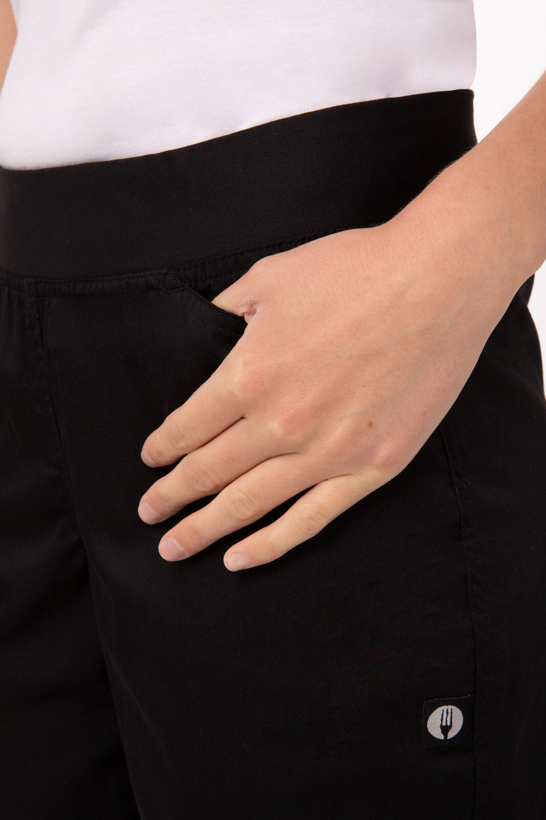 Lightweight Black S Slim Women's Chef Pants by Chef Works