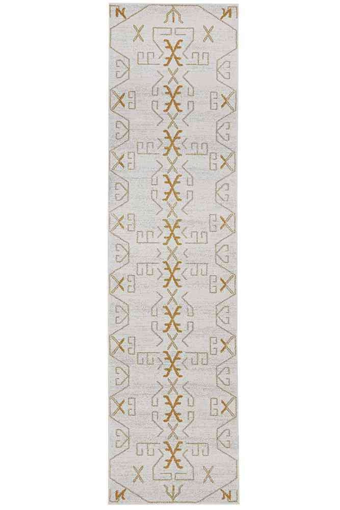 Paradise Runner Cala Gold by Rug Culture - 500X80CM - RUNNER