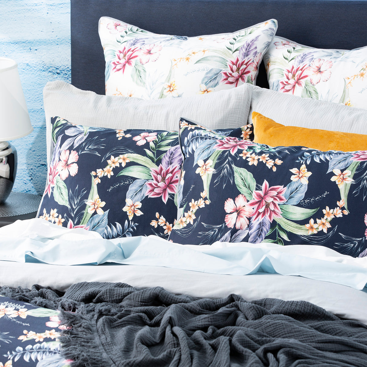 300 TC Sophie Cotton Reversible Quilt Cover Set by Renee Taylor Double