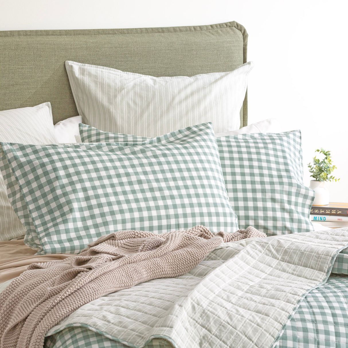 Alison Yarn Dyed Cotton Reversible Forest Quilted Coverlet Set by Renee Taylor Queen/King