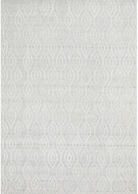 Visions 5050 White Rug by Rug Culture-280X190CM - RECTANGLE