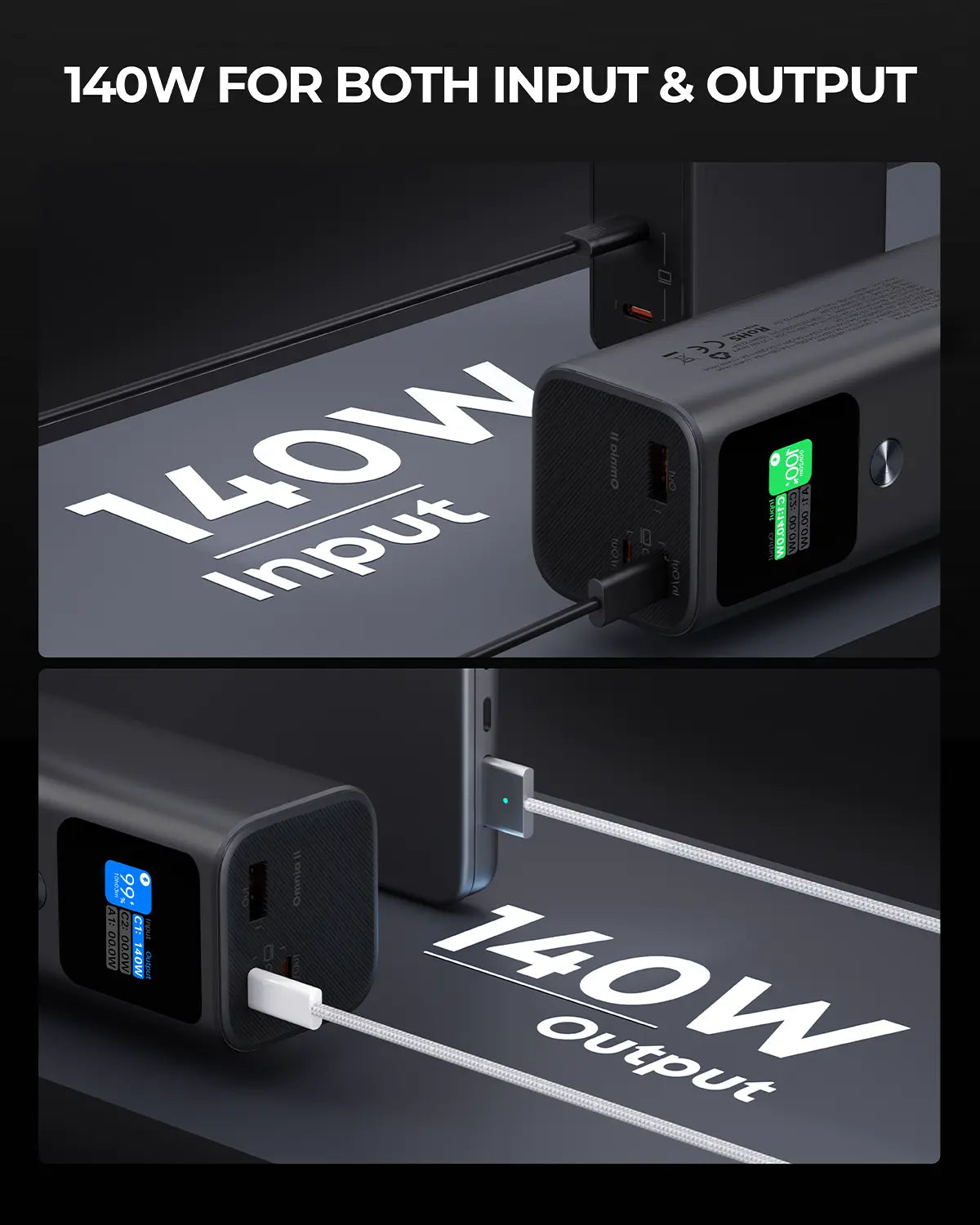 Aukey Sprint X 27.6K 140W 27,600mAh Portable Power Bank with PD3.1 (PB-Y45)